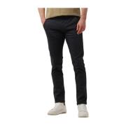 Donkerblauwe Chino Stretch Broek Cast Iron , Blue , Heren