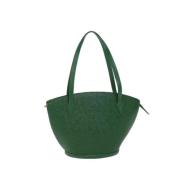 Pre-owned Leather louis-vuitton-bags Louis Vuitton Vintage , Green , D...