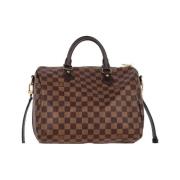 Pre-owned Leather handbags Louis Vuitton Vintage , Brown , Dames