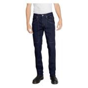 Blauwe Rits Knoop Heren Jeans Jeckerson , Blue , Heren