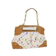 Pre-owned Canvas louis-vuitton-bags Louis Vuitton Vintage , White , Da...