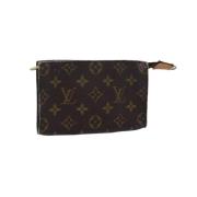 Pre-owned Canvas louis-vuitton-bags Louis Vuitton Vintage , Brown , Da...