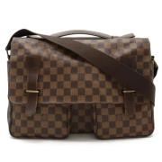 Pre-owned Fabric shoulder-bags Louis Vuitton Vintage , Brown , Dames