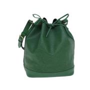 Pre-owned Leather louis-vuitton-bags Louis Vuitton Vintage , Green , D...