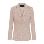 Kasjmier Blazer met Donegal Effect Kiton , Pink , Dames