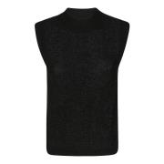 Stijlvolle Gilet voor Mannen Dondup , Black , Dames