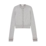 Stijlvolle Cardigan voor Vrouwen Saint Laurent , Gray , Dames