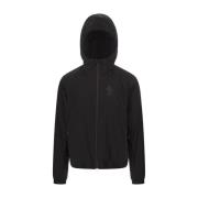 Zwarte Bisson Hoodie Jas Moncler , Black , Heren