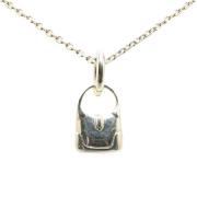 Pre-owned Metal necklaces Hermès Vintage , Gray , Dames