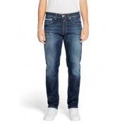 Blauwe Zip Button Jeans met Zakken Replay , Blue , Heren