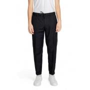 Zwarte effen broek met voorzakken Armani Exchange , Black , Heren