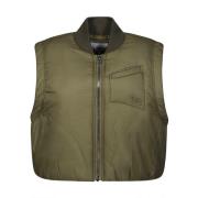 Gewatteerd Vest Ganni , Green , Dames