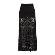 Zwarte Rok Gokd05064 V1 Akep , Black , Dames