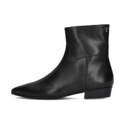 Zwarte Leren Enkellaarzen Belinda Toral , Black , Dames