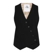 Asymmetrische Knoopvest Meteorite Karen by Simonsen , Black , Dames