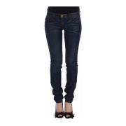 Chic Donkerblauwe Skinny Jeans Ermanno Scervino , Blue , Dames