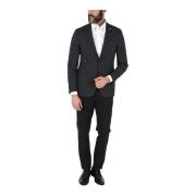 Stijlvol District Check Blazer Corneliani , Gray , Heren