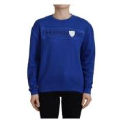 Blauw Bedrukte Trui met Lange Mouwen Philippe Model , Blue , Dames