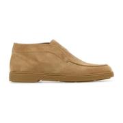 Suede Enkellaarzen Santoni , Brown , Dames