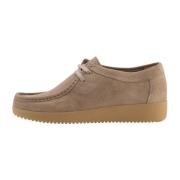 Moonrock Suède Schoenen Nature Footwear , Beige , Dames