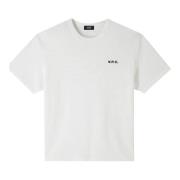 Boxy Petit T-Shirt A.p.c. , White , Heren