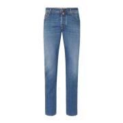 Regular Fit Denim Jeans Lichtblauw Jacob Cohën , Blue , Heren