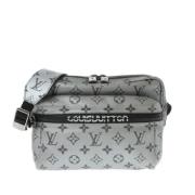 Pre-owned Canvas crossbody-bags Louis Vuitton Vintage , Gray , Dames