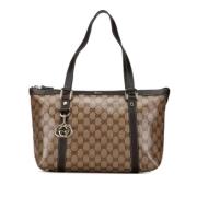 Pre-owned Fabric gucci-bags Gucci Vintage , Beige , Dames