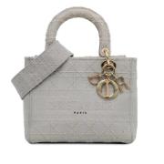 Pre-owned Canvas dior-bags Dior Vintage , Gray , Dames