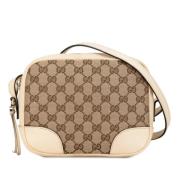 Pre-owned Canvas crossbody-bags Gucci Vintage , Beige , Dames