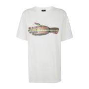 Regular Fit T-shirt Hand PS By Paul Smith , White , Heren