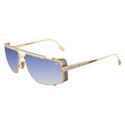 Gouden Metalen Frame met Blauwe Lenzen Cazal , Yellow , Unisex