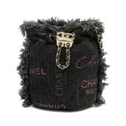 Pre-owned Denim chanel-bags Chanel Vintage , Gray , Dames