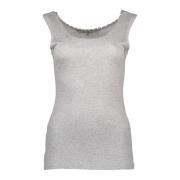 Grijze Tanktop met Brede Schouders Silvian Heach , Gray , Dames