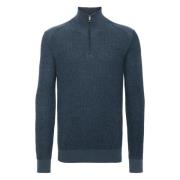 Luxe Cashmere Wol Zijde Gebreide Kleding Brioni , Blue , Heren