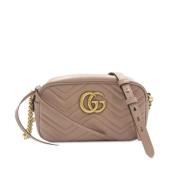 Pre-owned Leather crossbody-bags Gucci Vintage , Brown , Dames