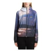 Abstract Multicolor Hooded Ritsjas Emporio Armani EA7 , Multicolor , D...