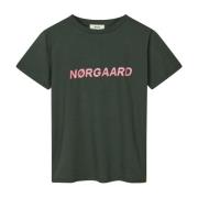 Cool Logo Print Trenda T-Shirt Unexplored Mads Nørgaard , Green , Dame...