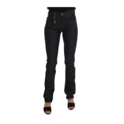 Donkerblauwe Super Slim Jeans Costume National , Blue , Dames