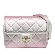 Pre-owned Leather shoulder-bags Chanel Vintage , Pink , Dames