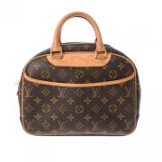 Pre-owned Canvas handbags Louis Vuitton Vintage , Brown , Dames