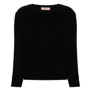 Nero Pullover Sweater Twinset , Black , Dames