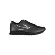 Zwarte sport sneakers met veters Fila , Black , Dames