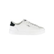 Klassieke witte sneaker met contrastdetails Fila , White , Heren