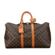 Pre-owned Canvas louis-vuitton-bags Louis Vuitton Vintage , Brown , Da...