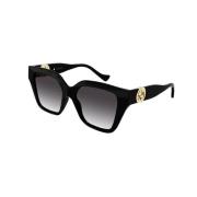 Stijlvolle zonnebril Gg1023S kleur 008 Gucci , Black , Dames