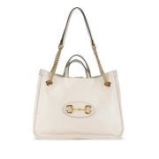 Pre-owned Leather gucci-bags Gucci Vintage , White , Dames