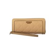 Beige chic wallet with contrasting accents Guess , Beige , Dames