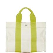 Pre-owned Canvas totes Hermès Vintage , Beige , Dames