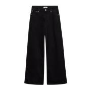 Hoge taille denim jeans IVY OAK , Black , Dames